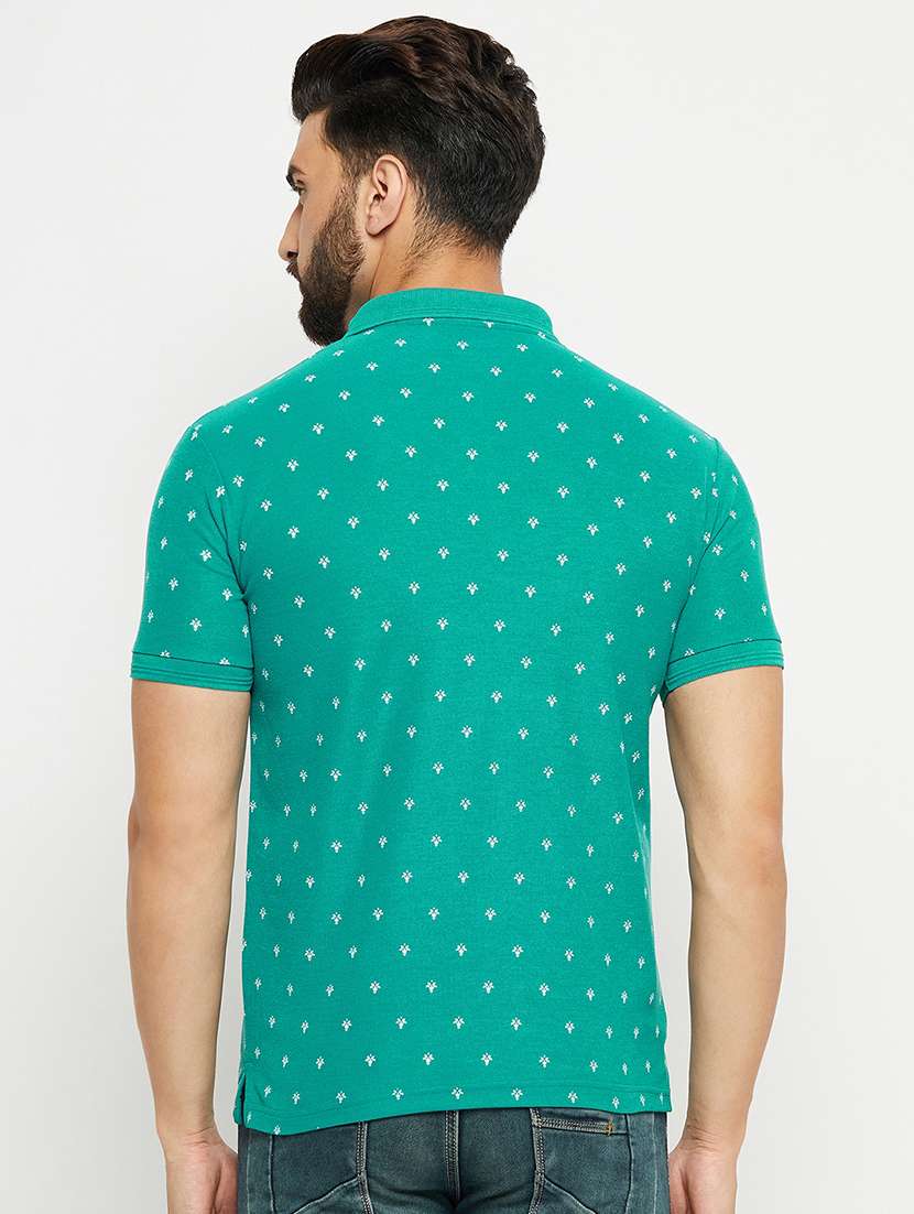 men polo neck printed t-shirt - 21343972 -  Standard Image - 2