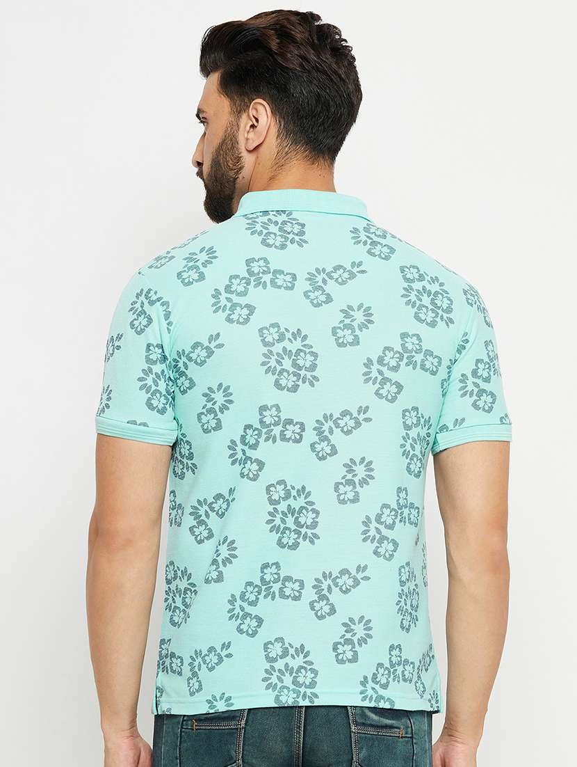men all over print polo t-shirt - 21343974 -  Standard Image - 2