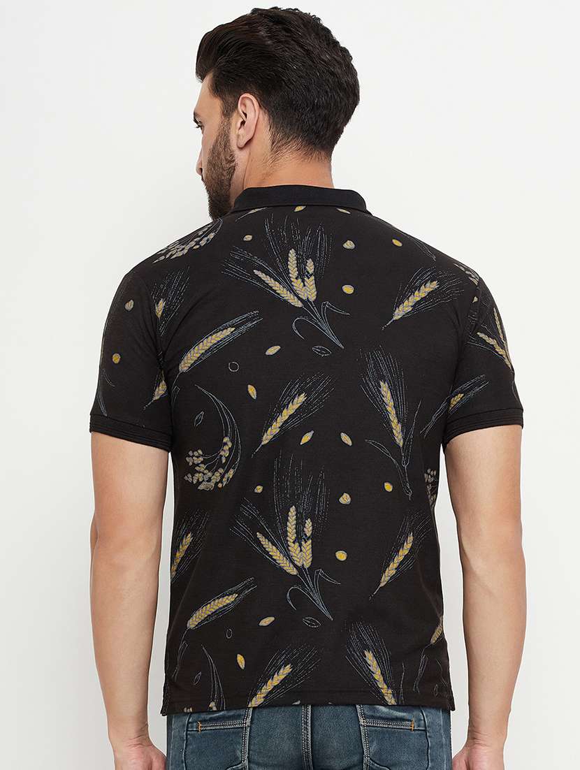 men polo neck printed t-shirt - 21343984 -  Standard Image - 2