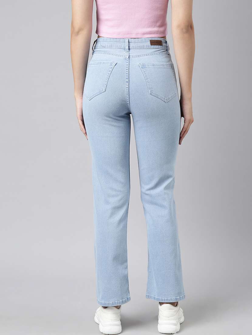 women solid mid rise slim fit jean - 21344724 -  Standard Image - 2