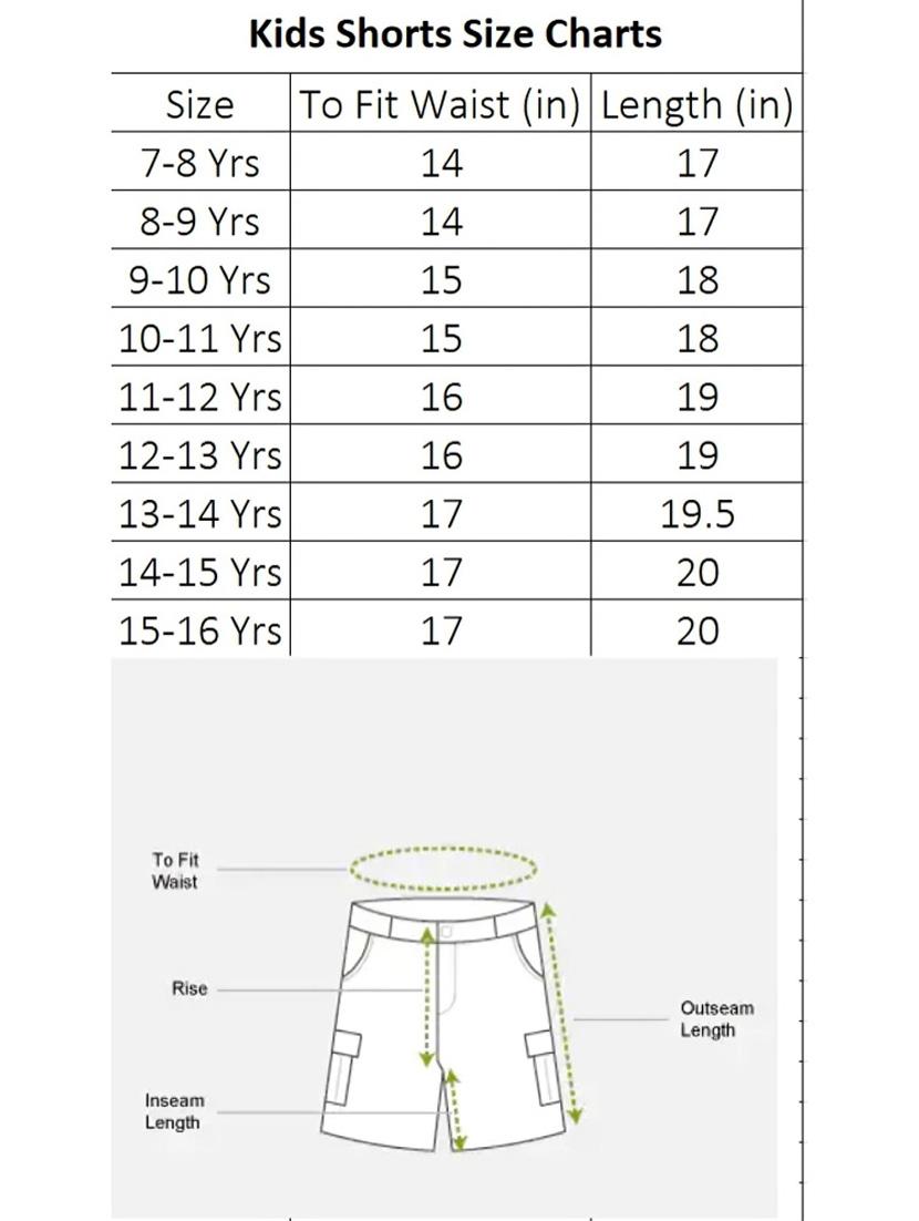 kids mid rise striped shorts - 21345147 - Standard Image - 2