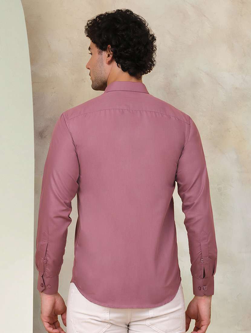 men solid cotton casual shirt - 21345412 -  Standard Image - 2