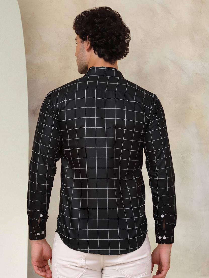 men checkered cotton casual shirt - 21345414 - Standard Image - 2