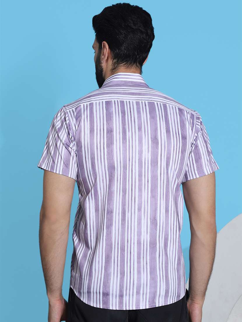 men striped cotton casual shirt - 21345454 -  Standard Image - 2