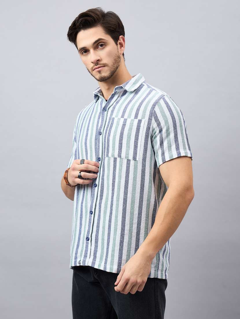 men short sleeves casual shirts