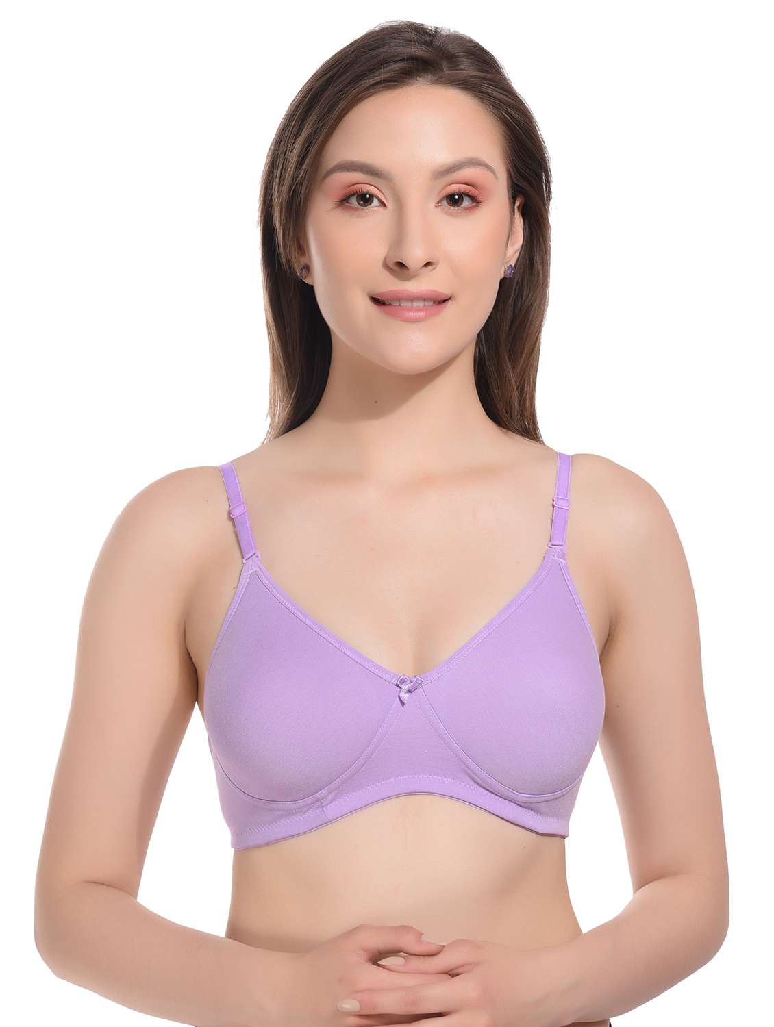 women solid lightly padded t-shirt bra