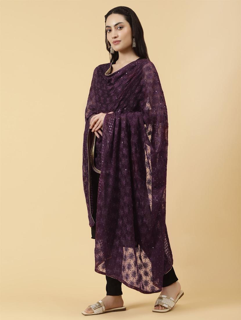 women embroidered dupatta - 21345596 - Zoom Image - 0