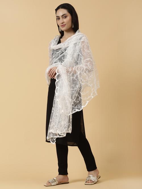 women embroidered dupatta - 21345598 - Standard Image - 0