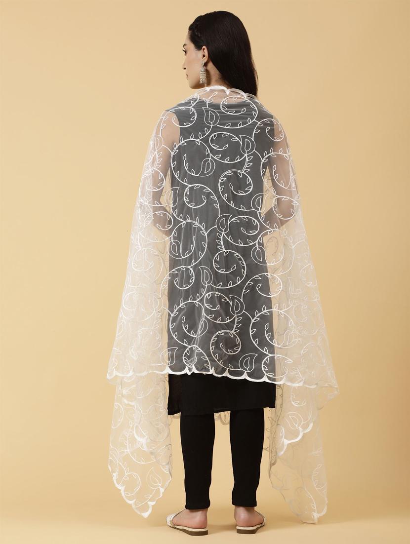 women embroidered dupatta - 21345598 - Standard Image - 2