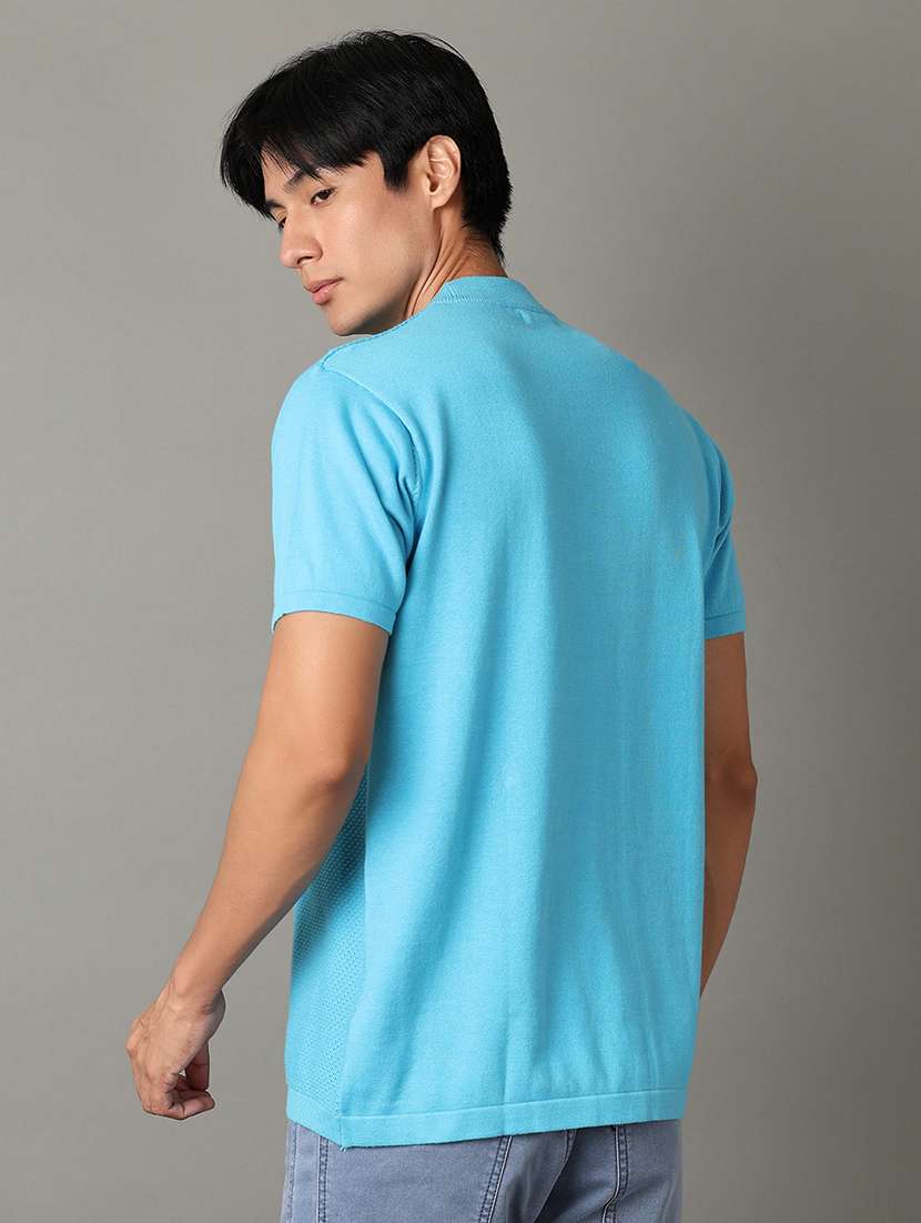 men solid short sleeves t-shirt - 21347263 -  Standard Image - 2