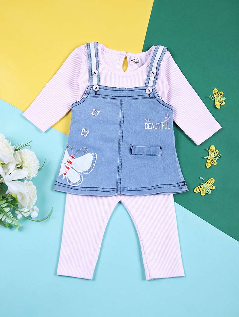 girls white solids twin sets