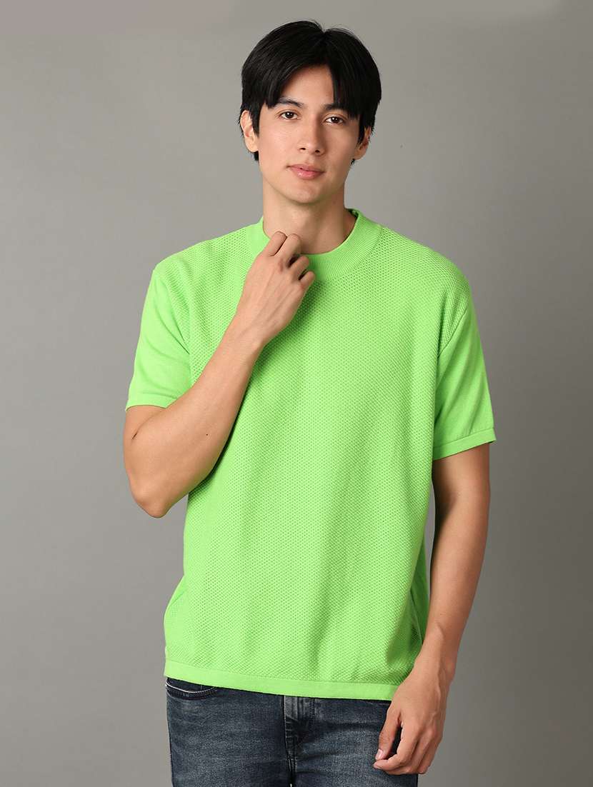 men crew neck plain t-shirt