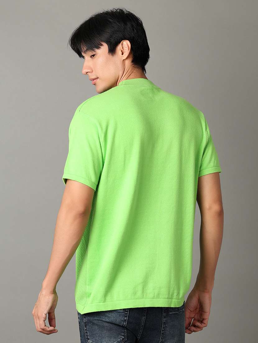 men crew neck plain t-shirt - 21347283 -  Standard Image - 2