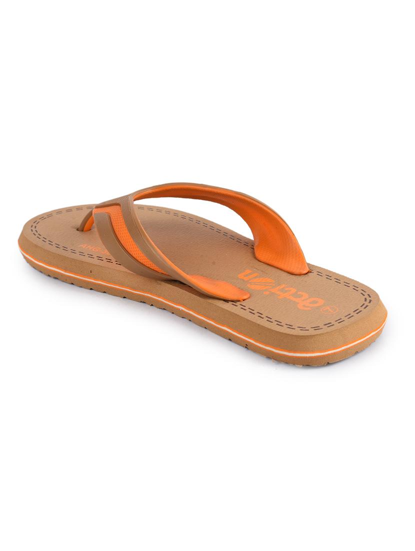 orange rubber slip on slippers - 21348279 - Standard Image - 2