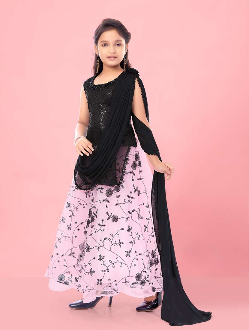 girls self-designed lehenga choli