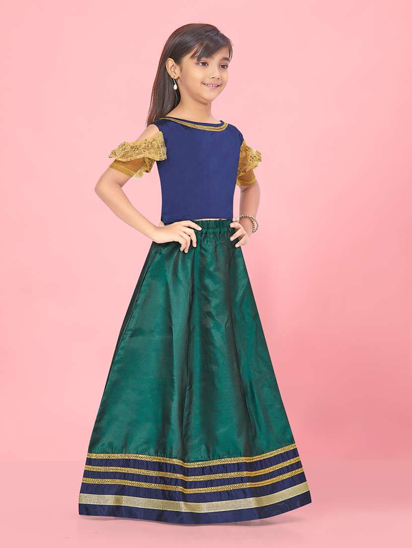 girls self-designed lehenga choli - 21348848 -  Standard Image - 2