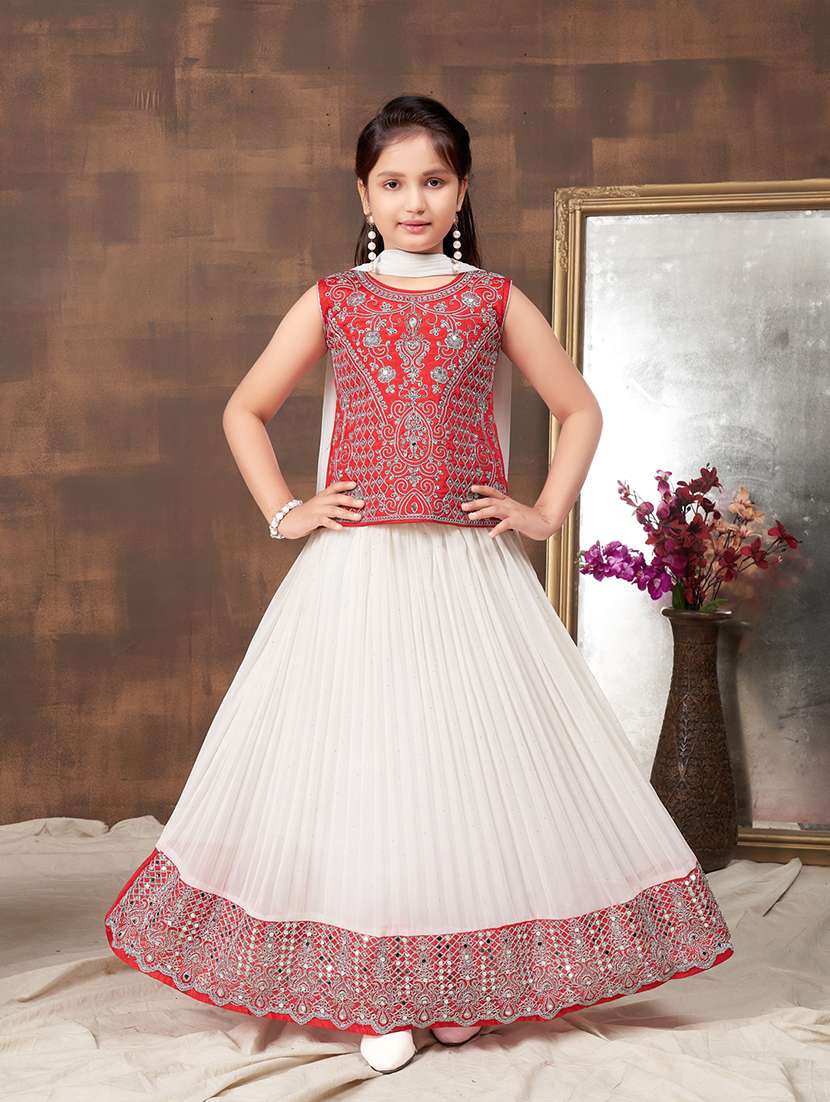 girls self-designed lehenga choli