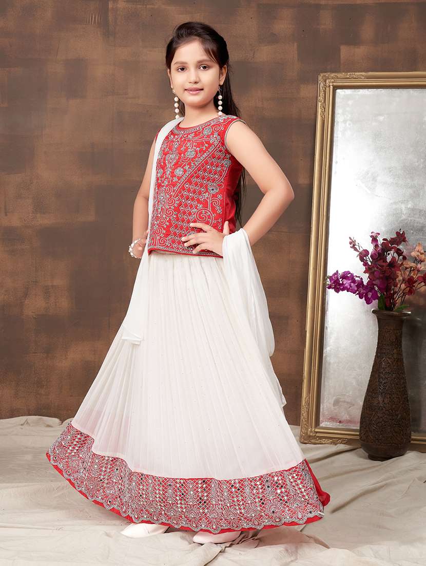 girls self-designed lehenga choli - 21348858 -  Standard Image - 2
