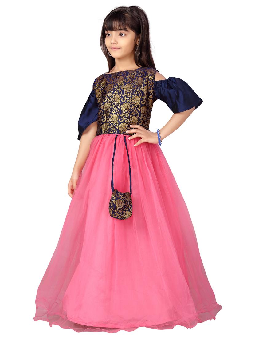 girls solid stitched lehnga choli - 21348878 - Standard Image - 2