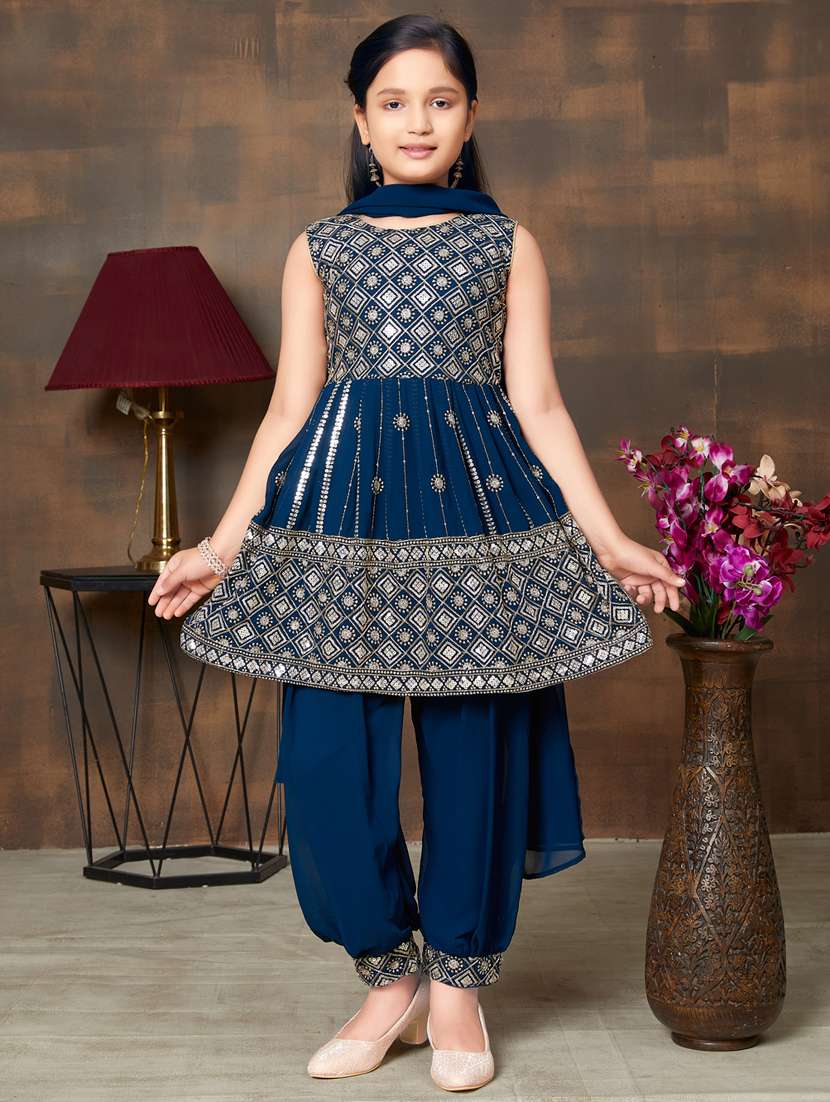 girls top and bottom ethnic wear sets