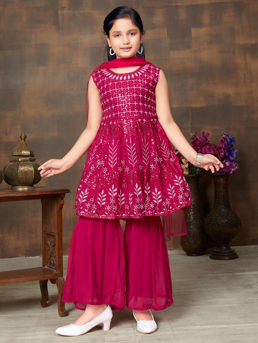 girls top and bottom ethnic wear sets