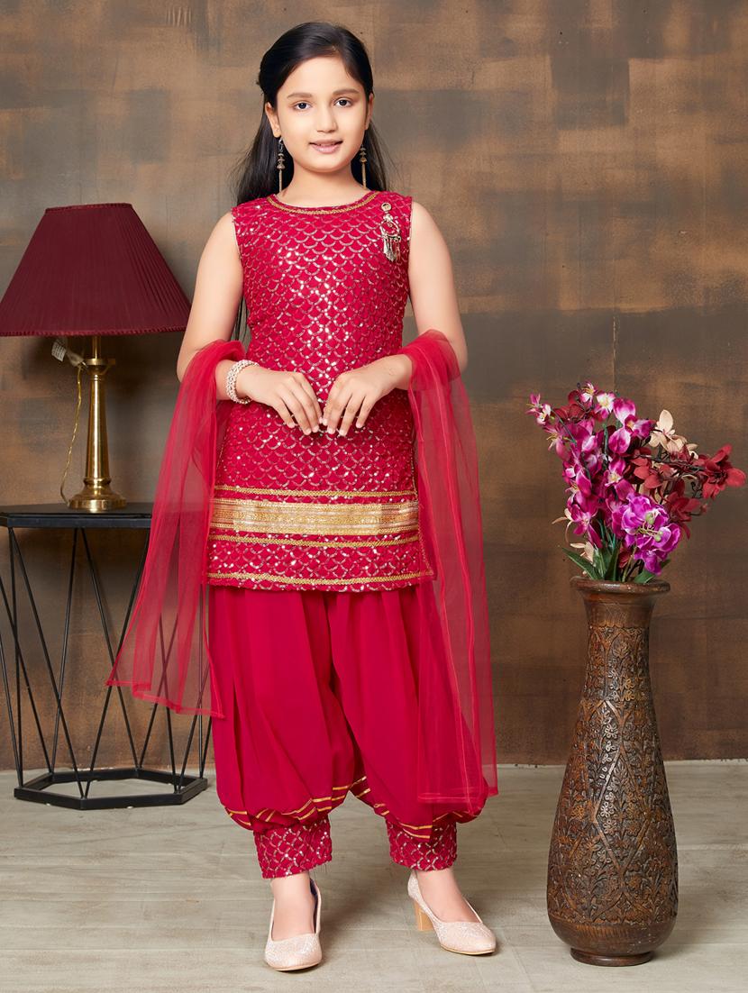 girls top and bottom ethnic wear sets - 21349098 - Zoom Image - 0