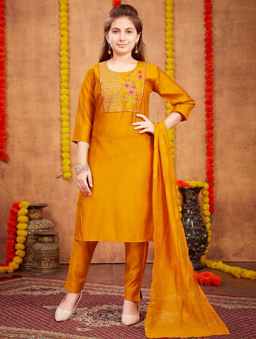 girls top and bottom ethnic wear sets