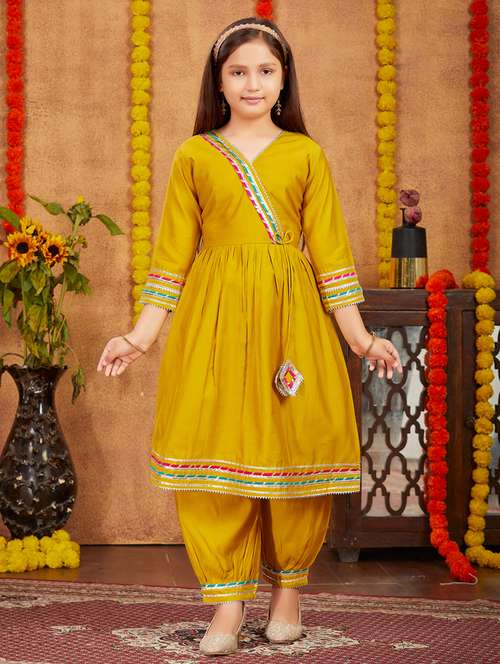 girls top and bottom ethnic wear sets