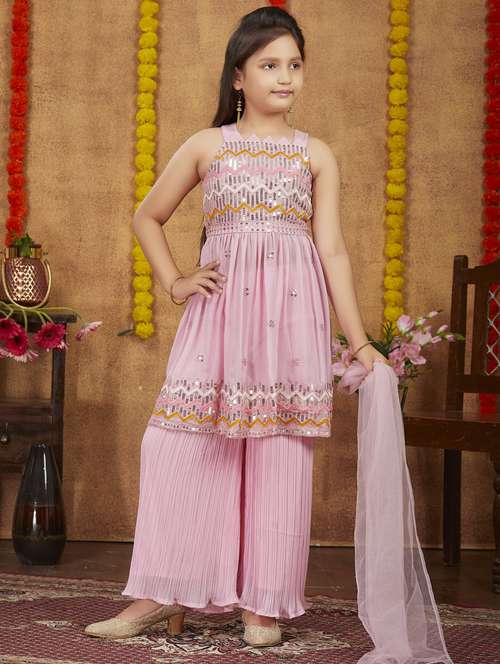 girls top and bottom ethnic wear sets - 21349175 -  Standard Image - 0