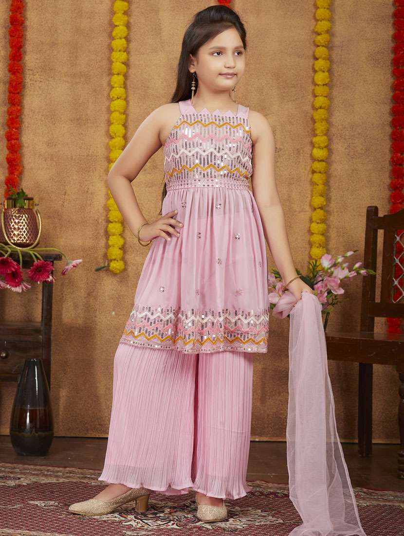 girls top and bottom ethnic wear sets