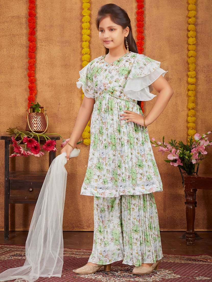 girls top and bottom ethnic wear sets - 21349189 -  Standard Image - 2