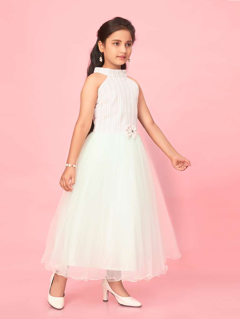 green net party gown - 21349300 -  Standard Image - 2