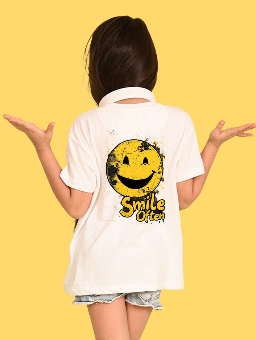 girls back print short sleeve tee - 21349908 - Standard Image - 2