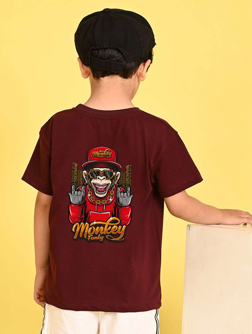 boy's round neck oversized t-shirt - 21350026 - Standard Image - 2