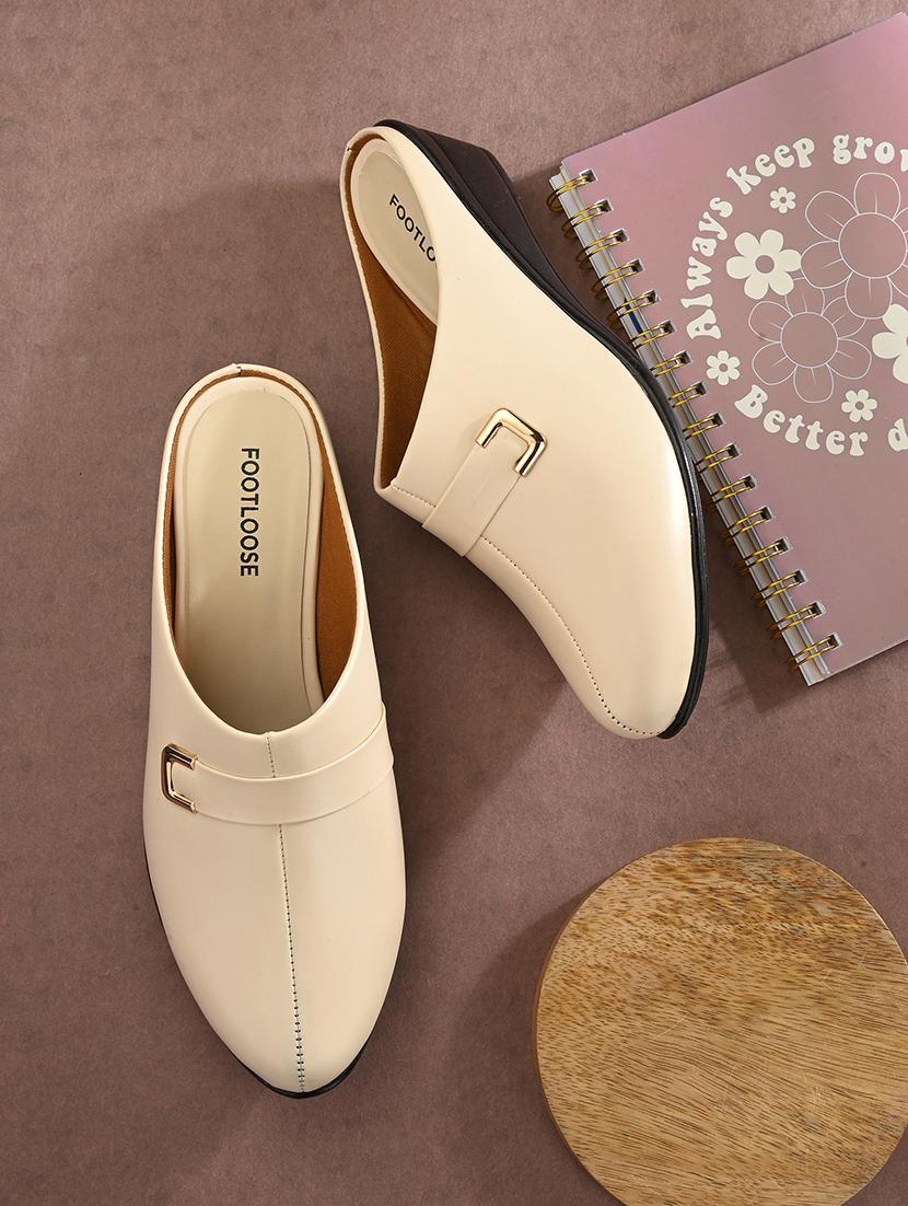women solid slip on mule - 21350202 - Zoom Image - 0