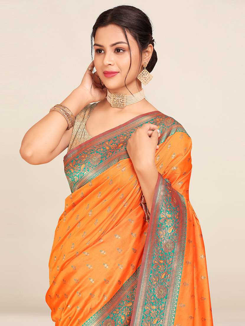 women self design banarasi saree - 21350206 - Standard Image - 2