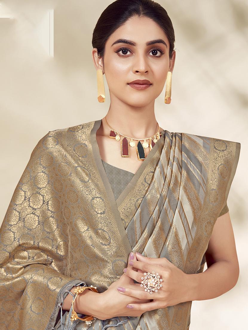 women self design banarasi saree with blouse - 21350450 - Standard Image - 2