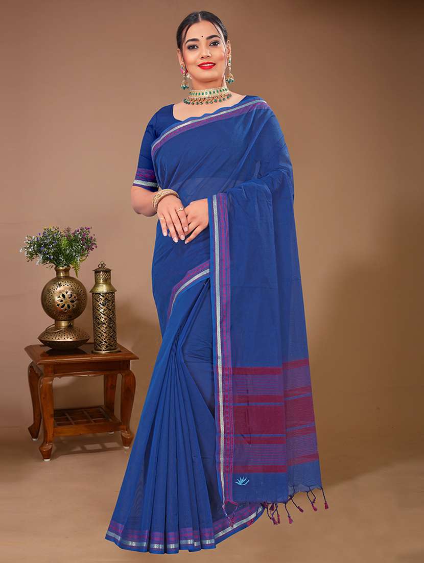 women handloom saree with blouse