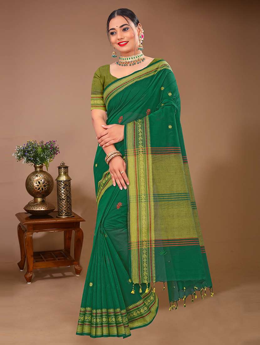 women handloom saree with blouse