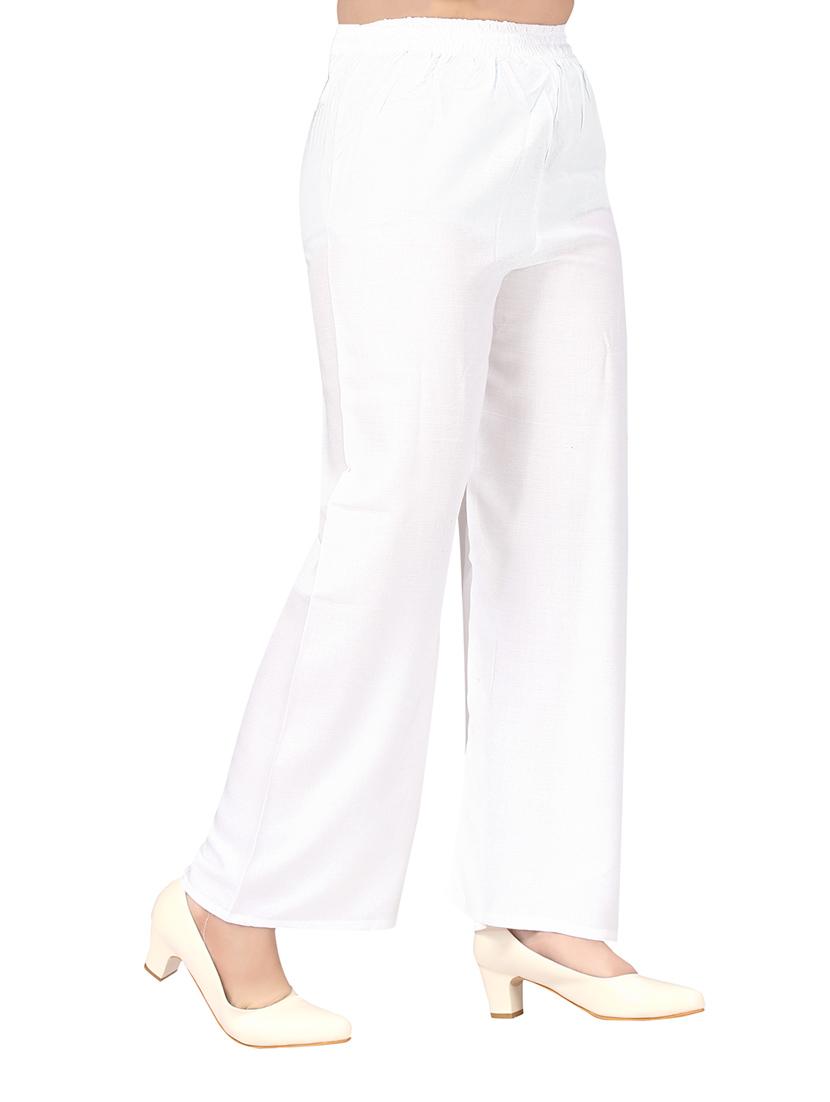 girls mid-rise solid palazzo - 21350673 - Standard Image - 2