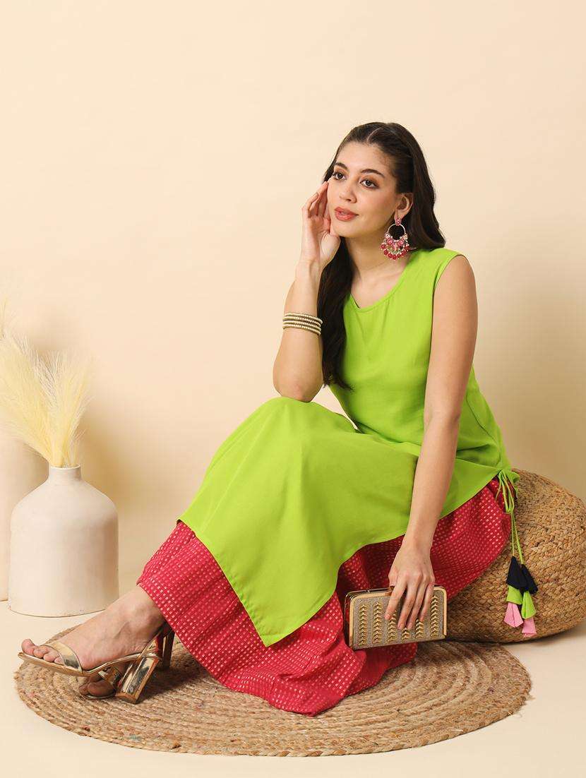 women solid straight kurta - 21351181 -  Standard Image - 2