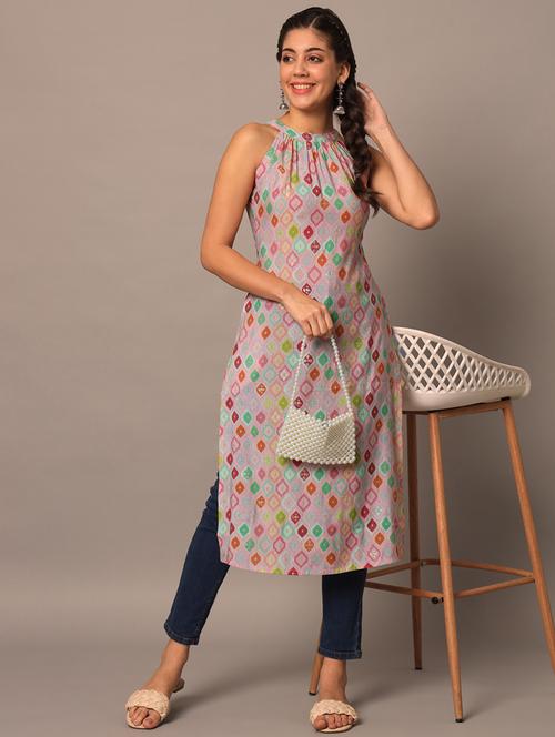 women printed straight kurta - 21351188 -  Standard Image - 0