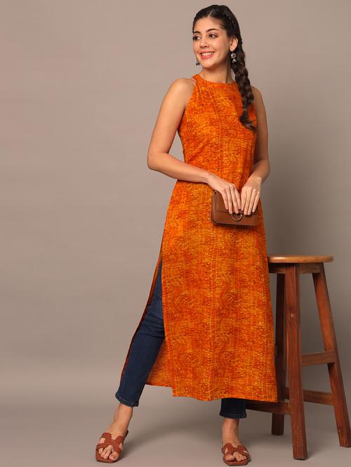 women printed straight kurta - 21351190 -  Standard Image - 0