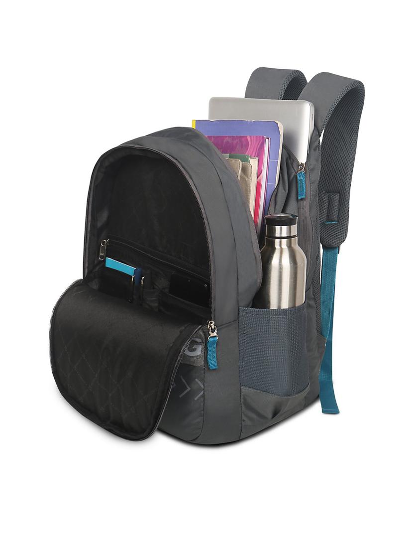 dark grey printed backpack - 21353577 - Standard Image - 2