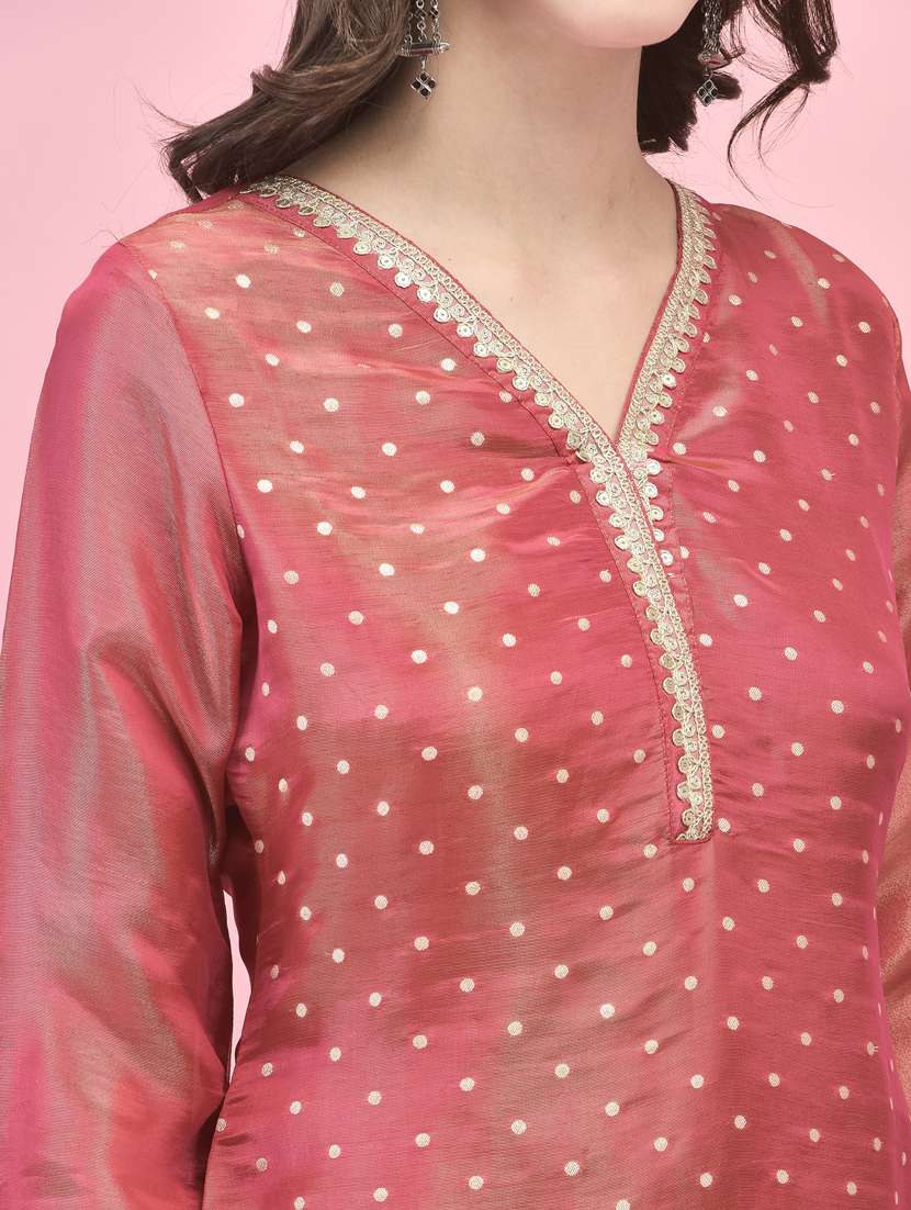women long sleeve kurta sharara with dupatta set - 21353693 - Standard Image - 7