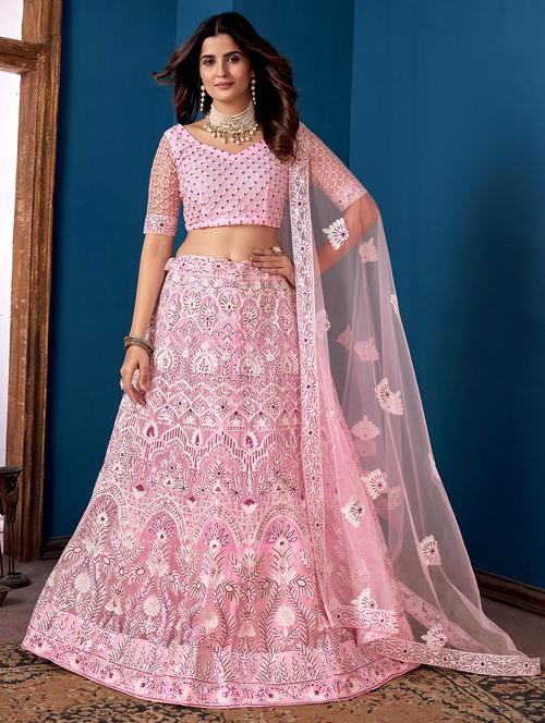 women semi-stitched lehenga choli with dupatta - 21353718 -  Standard Image - 0