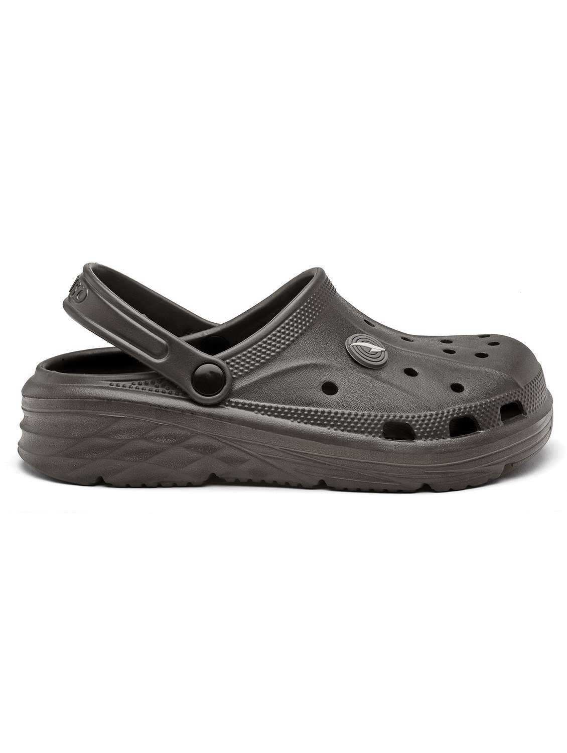 grey solid crocs clogs - 21353746 -  Standard Image - 2