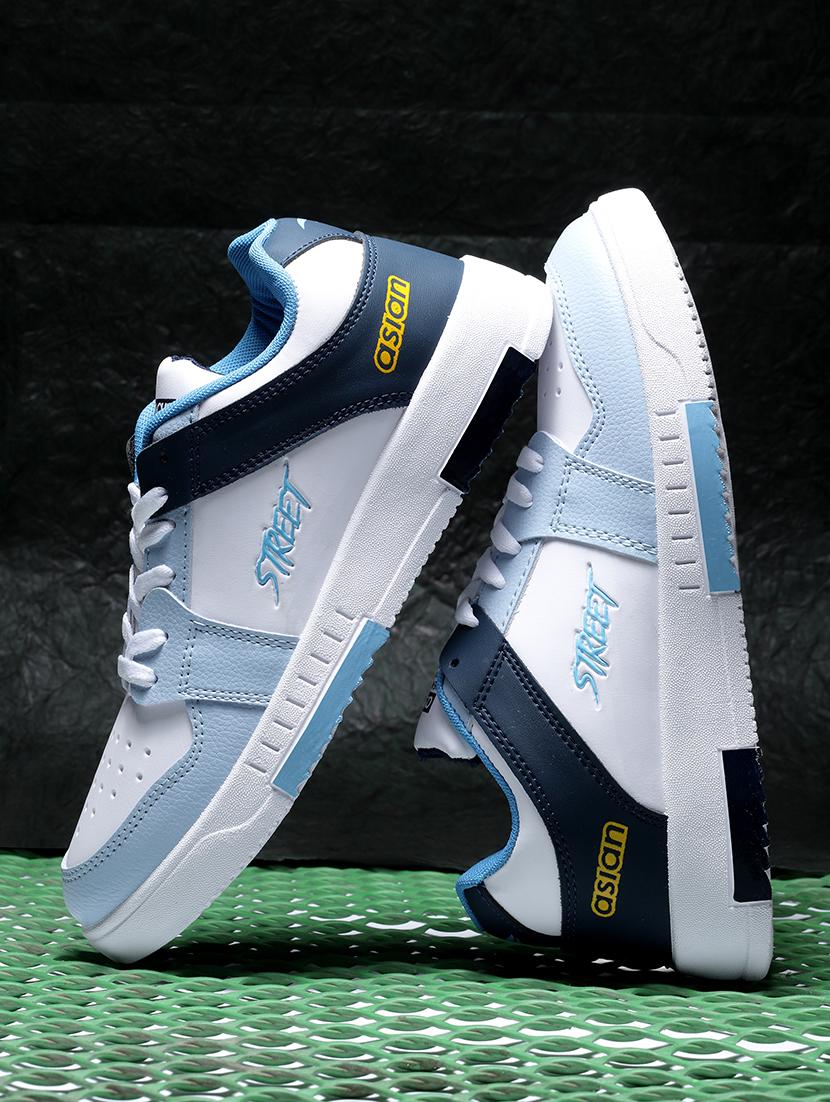 men color block lace up sneaker