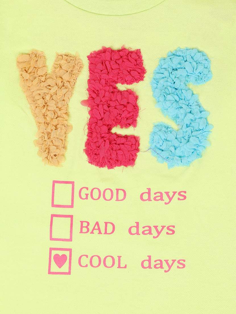 girls front print long sleeves top - 21353863 -  Standard Image - 2