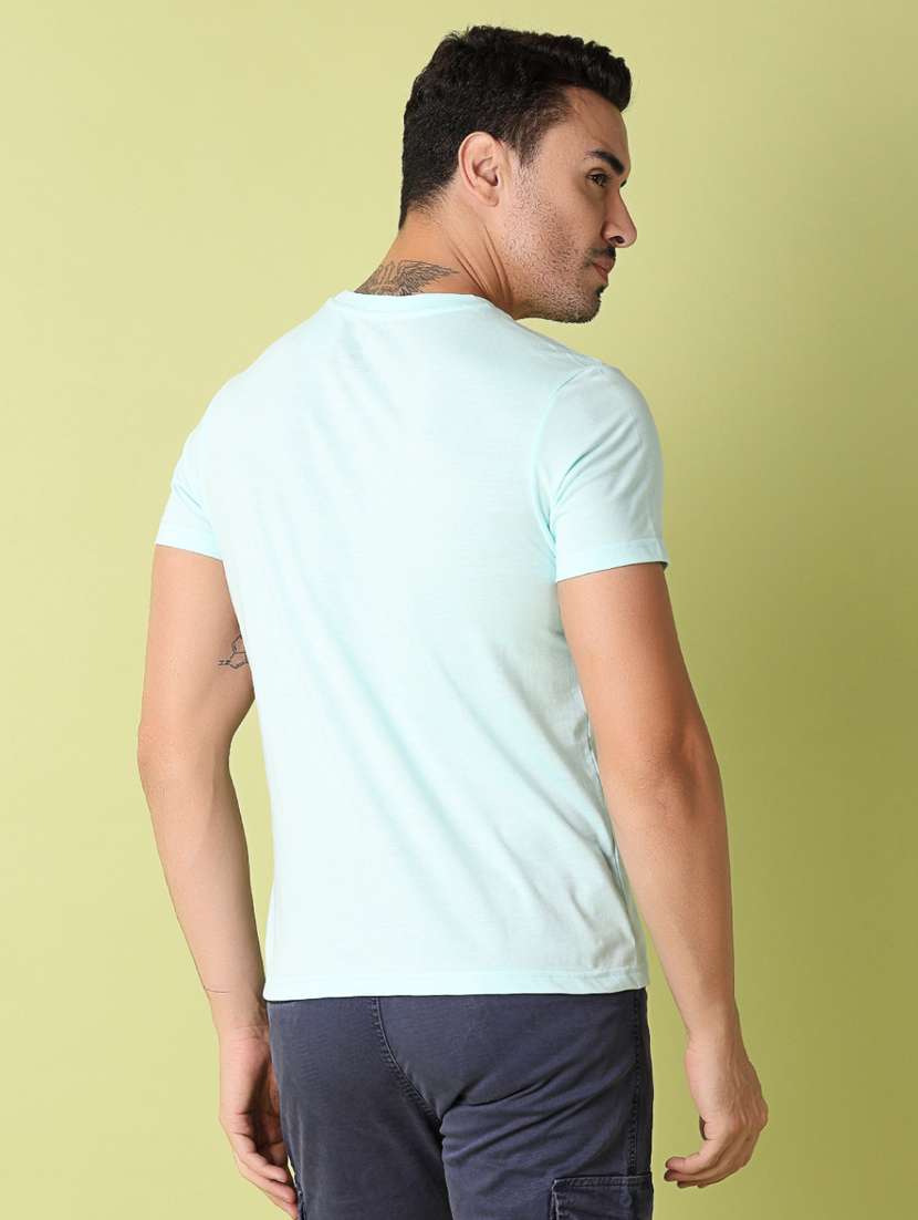 men front print short sleeve t-shirt - 21353904 -  Standard Image - 2